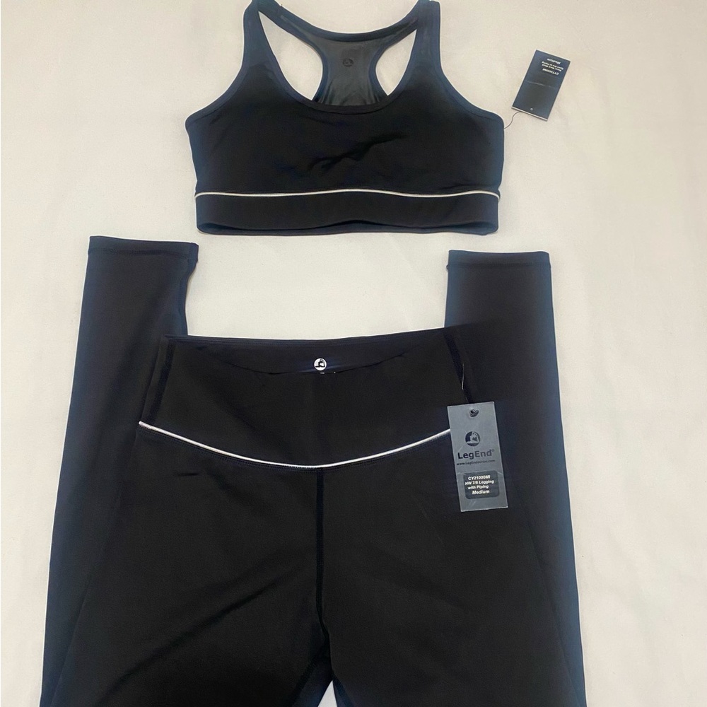 Black Women's Activewear Set